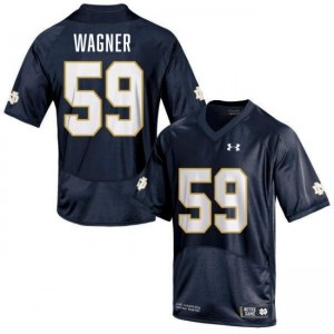 Men Aamil Wagner Navy Notre Dame Fighting Irish #59 College Football 2025-26 Jersey 834760-896