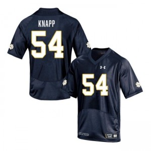 Men Anthonie Knapp Navy Notre Dame Fighting Irish #54 College Football Player Jersey 621478-463
