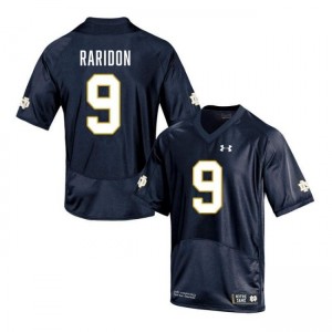Mens Eli Raridon Navy Notre Dame Fighting Irish #9 College Football 2025 Jersey 620408-505
