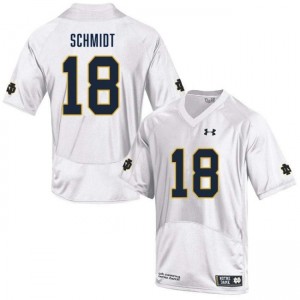 Men Erik Schmidt White Notre Dame Fighting Irish #18 College Football 2025 Jersey 667524-439