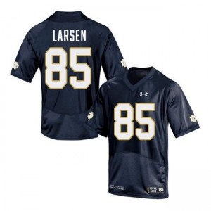 Mens Jack Larsen Navy Notre Dame Fighting Irish #85 College Football Game Jersey 823643-184