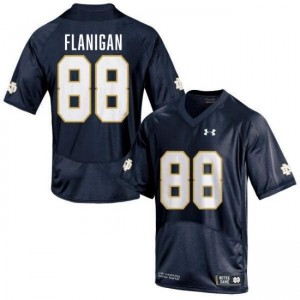 Mens James Flanigan Navy Notre Dame Fighting Irish #88 College Football 2025 Jerseys 626393-596
