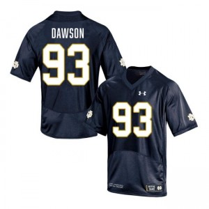 Men Jared Dawson Navy Notre Dame Fighting Irish #93 College Football Embroidery Jersey 971614-738
