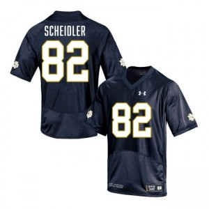 Mens Leo Scheidler Navy Notre Dame Fighting Irish #82 College Football 2025-26 Jersey 352100-831