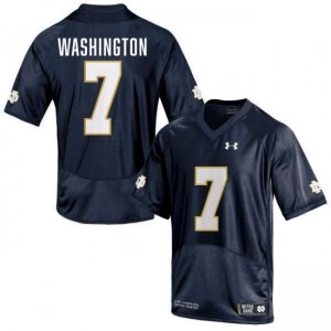 Men Ty Washington Navy Notre Dame Fighting Irish #7 College Football 2025-26 Jerseys 957019-731