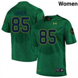 Women Jack Larsen Green Notre Dame Fighting Irish #85 College Football 2025-26 Jerseys 205109-639