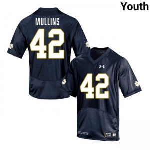 Youth Cole Mullins Navy Notre Dame Fighting Irish #42 College Football Alumni Jerseys 459391-319