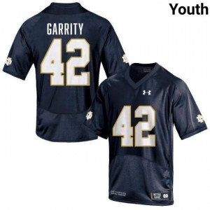 Youth Henry Garrity Navy Notre Dame Fighting Irish #42 College Football Alumni Jerseys 130162-673