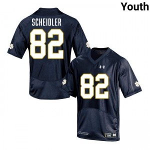 Youth Leo Scheidler Navy Notre Dame Fighting Irish #82 College Football 2025-26 Jerseys 835807-511