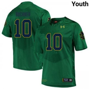 Youth Tyler Buchner Green Notre Dame Fighting Irish #10 College Football Player Jersey 874671-289