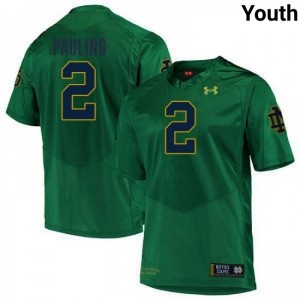 Youth Will Pauling Green Notre Dame Fighting Irish #2 College Football 2025 Jerseys 930425-227